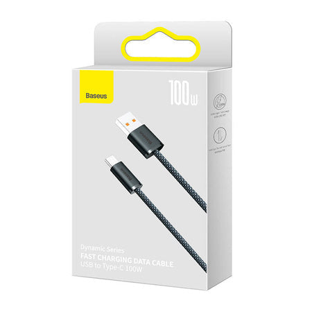 Cable USB to USB-C Baseus Dynamic Series 100W 1m (grey) - USB to USB-C<<<USB cables<<<GSM