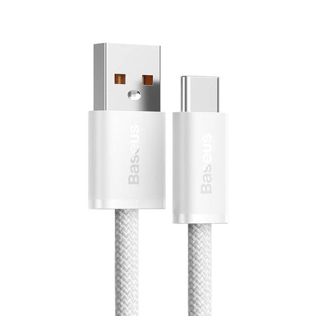 Cable USB to USB-C Baseus Dynamic Series 100W 2m (white) - USB to USB-C<<<USB cables<<<GSM
