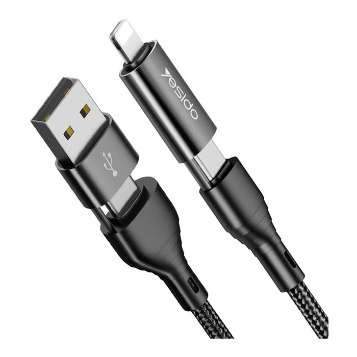 CABLE USB TYPE-C / IPHONE YESIDO - Други автоаксесоари<<<Авто интериор<<<Авто и вело<<<Praktiker