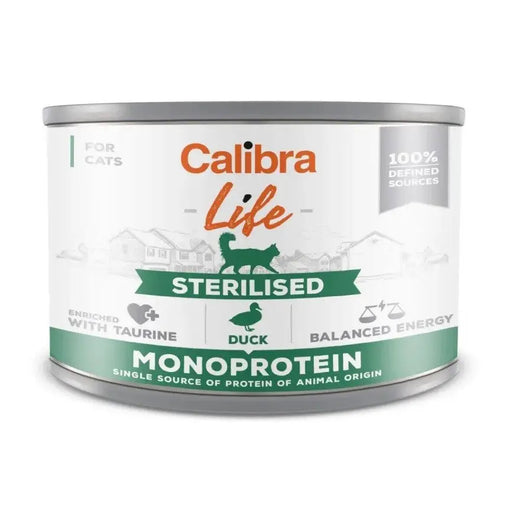 CALIBRA Cat Life Sterilised Duck - wet cat food - 200g - Wet foodDLK-KAM<<<For the catDLK<<<ActionPL