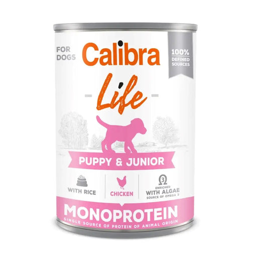 CALIBRA Dog Life Puppy&Junior Chicken & rice - wet dog food - 400g - Wet foodDLP-KAM<<<For the dogDLP<<<ActionPL