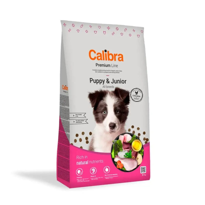 CALIBRA Dog Premium Line Puppy&Junior Chicken - dry dog food - 3kg - Dry foodDLP-KAS<<<For the dogDLP<<<ActionPL