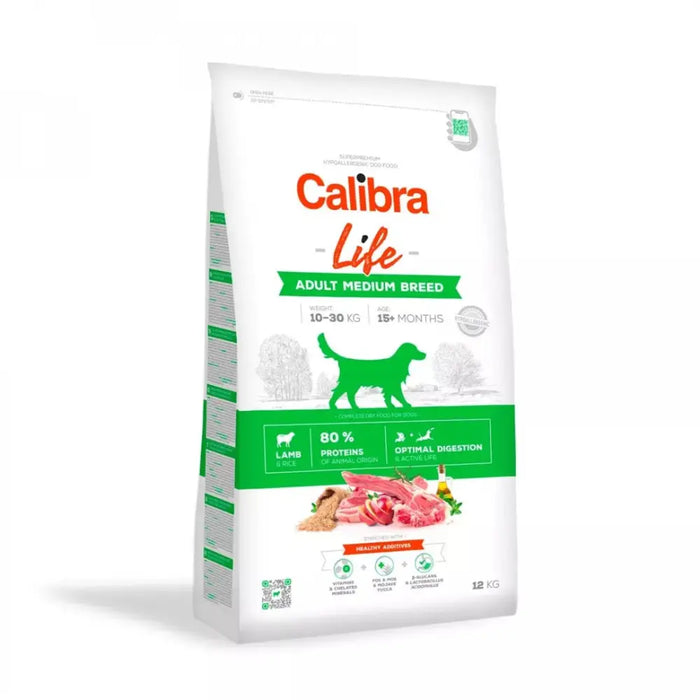 CALIBRA Life Adult Medium Breed Lamb - dry dog food - 12kg - Dry foodDLP-KAS<<<For the dogDLP<<<ActionPL
