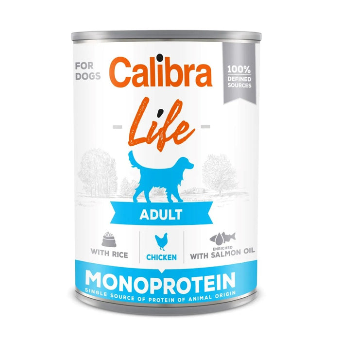 CALIBRA Dog Life Adult Chicken with rice - wet dog food - 400g
