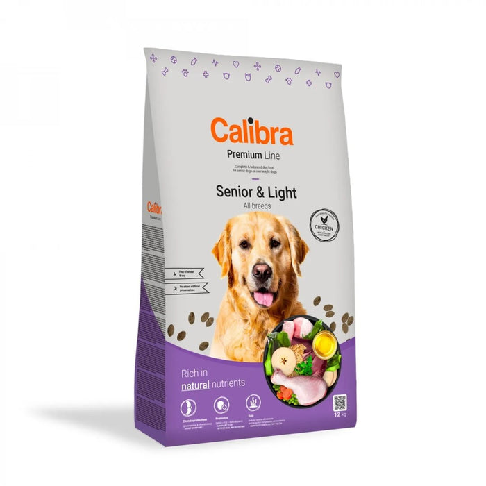 CALIBRA Premium Line Senior & Light Chicken - dry dog food - 12kg