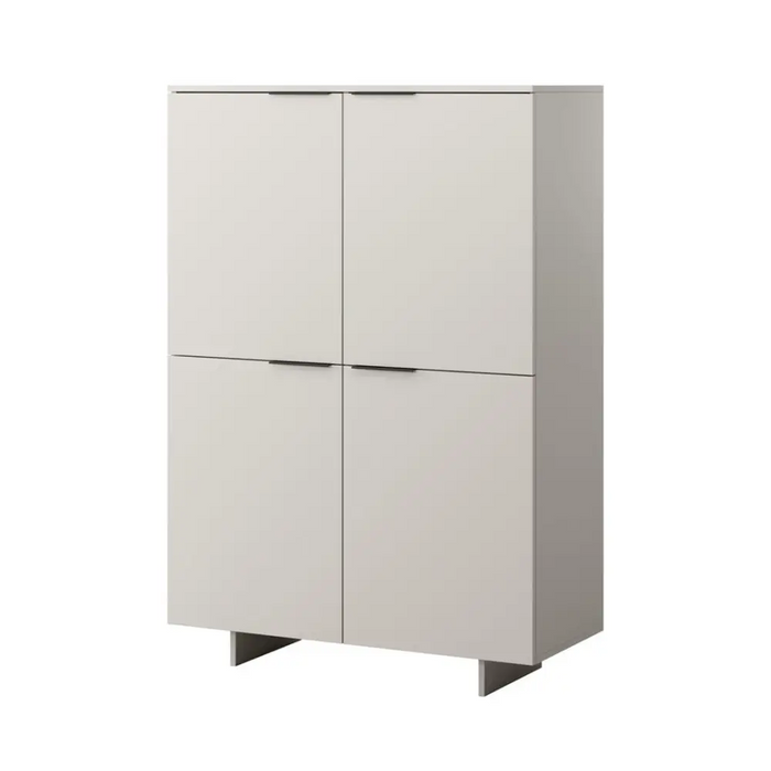 Cama 4D chest of drawers ALMA 100x41.5xH145 cashmere - Chests of drawers made of furniture
