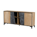 Cama 4D chest of drawers OVO 180x38xH83 oak/concrete - Chests of drawers made of furniture