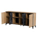 Cama 4D chest of drawers OVO 180x38xH83 oak/concrete - Chests of drawers made of furniture