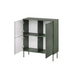 Cama 4D chest of drawers TRESSE 100x40x110 matte green - Chests of drawers made of furniture