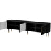 Cama 4D MOUNTAIN TV cabinet 204x40x55 black + gold - TV cabinets made of furniture boardSTV-ZPM<<<TV