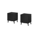 Cama bedside cabinet NOVA 44x40x52 mat black - Bedside tables made of furniture boardSZN-PME<<<Bedside