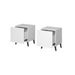 Cama Bedside table NOVA 44x40x52 white matt - Bedside tables made of furniture boardSZN-PME<<<Bedside