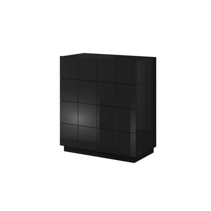 Cama chest of drawers 4D REJA black gloss/black gloss - Chests of drawers made of furniture