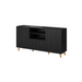 Cama Commode PAFOS 150x42x82 Black matt - Chests of drawers made of furniture boardKOY-ZPM<<<ChestsKOY<<<ActionPL