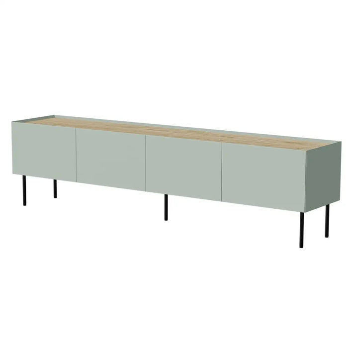 Cama FELLINI TV cabinet 200x40x52 olive + oiled oak top - TV cabinets made of furniture boardSTV-ZPM<<<TV