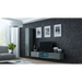 Cama Full cabinet VIGO ’180’ 180/40/30 grey/grey gloss - Wooden shelvesRGA-DRE<<<ShelvesRGA<<<ActionPL