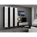 Cama Full cabinet VIGO ’180’ 180/40/30 white/black gloss - Wooden shelvesRGA-DRE<<<ShelvesRGA<<<ActionPL