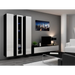 Cama Full cabinet VIGO ’180’ 180/40/30 white/black gloss - Wooden shelvesRGA-DRE<<<ShelvesRGA<<<ActionPL