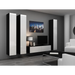 Cama Full cabinet VIGO ’180’ 180/40/30 white/black gloss - Wooden shelvesRGA-DRE<<<ShelvesRGA<<<ActionPL