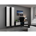 Cama Full cabinet VIGO ’180’ 180/40/30 white/black gloss - Wooden shelvesRGA-DRE<<<ShelvesRGA<<<ActionPL