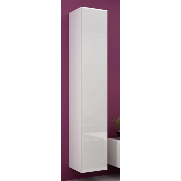 Cama Full cabinet VIGO ’180’ 180/40/30 white/white gloss - Wooden shelvesRGA-DRE<<<ShelvesRGA<<<ActionPL