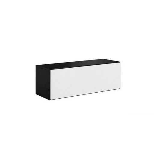 Cama full storage cabinet ROCO RO1 112/37/39 black/black/white - Wooden shelvesRGA-DRE<<<ShelvesRGA<<<ActionPL