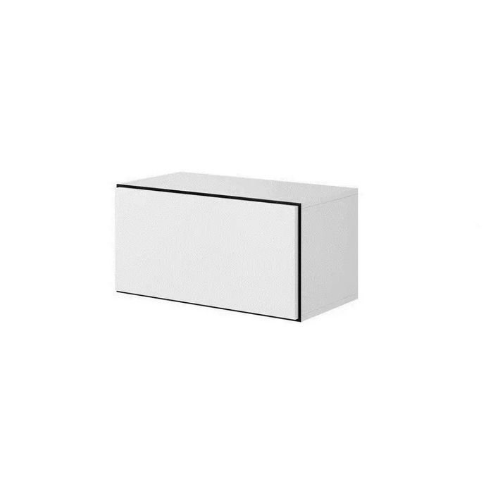 Cama full storage cabinet ROCO RO3 75/37/39 white/black/white - Wooden shelvesRGA-DRE<<<ShelvesRGA<<<ActionPL