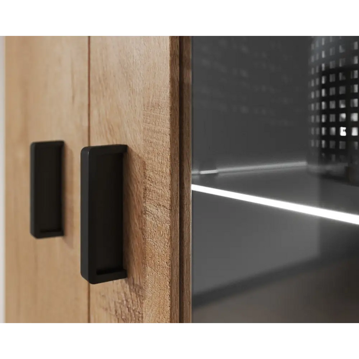 Cama hanging display cabinet SOHO lefkas oak/black - Buffets and display cabinets on a wooden baseBIW-PDR<<<Buffets