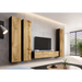Cama living room cabinet set VIGO 1 black/wotan oak - Modern wall unitsMES-NOW<<<Wall UnitsMES<<<ActionPL