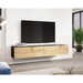 Cama living room cabinet set VIGO 1 black/wotan oak - Modern wall unitsMES-NOW<<<Wall UnitsMES<<<ActionPL
