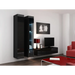 Cama Living room cabinet set VIGO 10 black/black gloss - Modern wall unitsMES-NOW<<<Wall UnitsMES<<<ActionPL