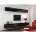Cama Living room cabinet set VIGO 13 black/black gloss - Modern wall unitsMES-NOW<<<Wall UnitsMES<<<ActionPL
