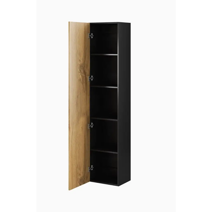 Cama living room cabinet set VIGO 9 black/wotan oak - Modern wall unitsMES-NOW<<<Wall UnitsMES<<<ActionPL