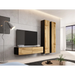 Cama living room cabinet set VIGO 9 black/wotan oak - Modern wall unitsMES-NOW<<<Wall UnitsMES<<<ActionPL