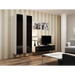Cama Living room cabinet set VIGO 9 white/black gloss - Modern wall unitsMES-NOW<<<Wall UnitsMES<<<ActionPL
