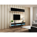 Cama Living room cabinet set VIGO NEW 10 white/black gloss - Modern wall unitsMES-NOW<<<Wall UnitsMES<<<ActionPL