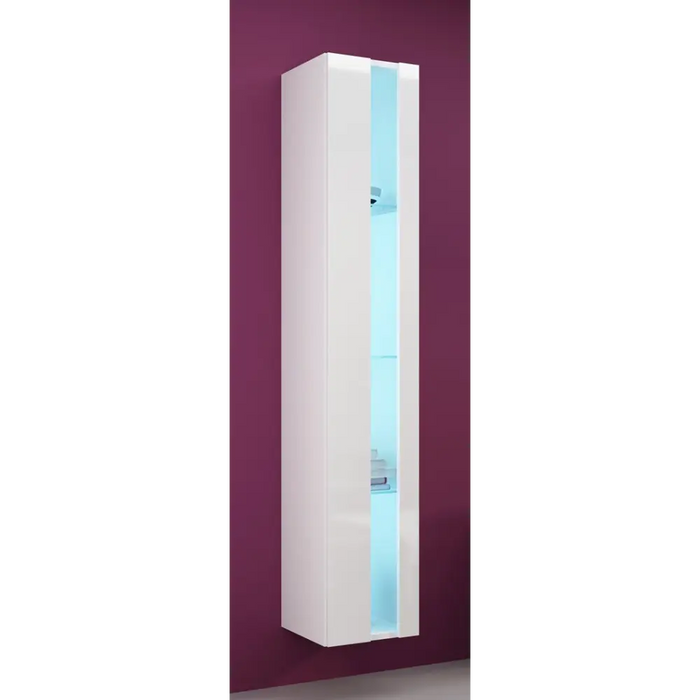 Cama Living room cabinet set VIGO NEW 12 white/white gloss - Modern wall unitsMES-NOW<<<Wall UnitsMES<<<ActionPL
