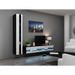 Cama Living room cabinet set VIGO NEW 8 black/white gloss - Modern wall unitsMES-NOW<<<Wall UnitsMES<<<ActionPL