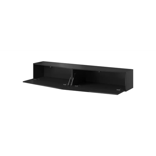 Cama Living room cabinet set VIGO SLANT 6 black/black gloss - Modern wall unitsMES-NOW<<<Wall UnitsMES<<<ActionPL