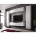 Cama Living room cabinet set VIGO SLANT 7 white/white gloss - Modern wall unitsMES-NOW<<<Wall UnitsMES<<<ActionPL