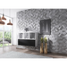 Cama living room furniture set ROCO 12 (RO1 + 3xRO6) white/white/black - Modern wall unitsMES-NOW<<<Wall