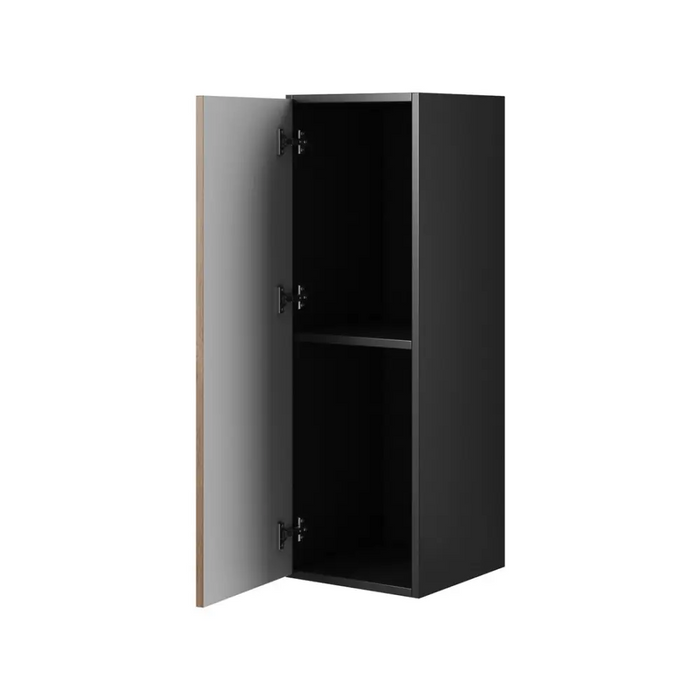 Cama living room furniture set ROCO 12 (RO1 + 3xRO6) black/black/black - Modern wall unitsMES-NOW<<<Wall