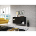 Cama living room furniture set ROCO 14 (2xRO1 + 2xRO6) black/black/black - Modern wall unitsMES-NOW<<<Wall