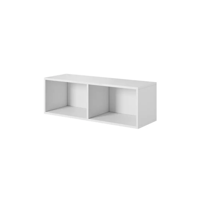 Cama living room furniture set ROCO 16 (RO1 + RO2 + RO3 + RO4) white/white/black - Modern wall unitsMES-NOW<<<Wall