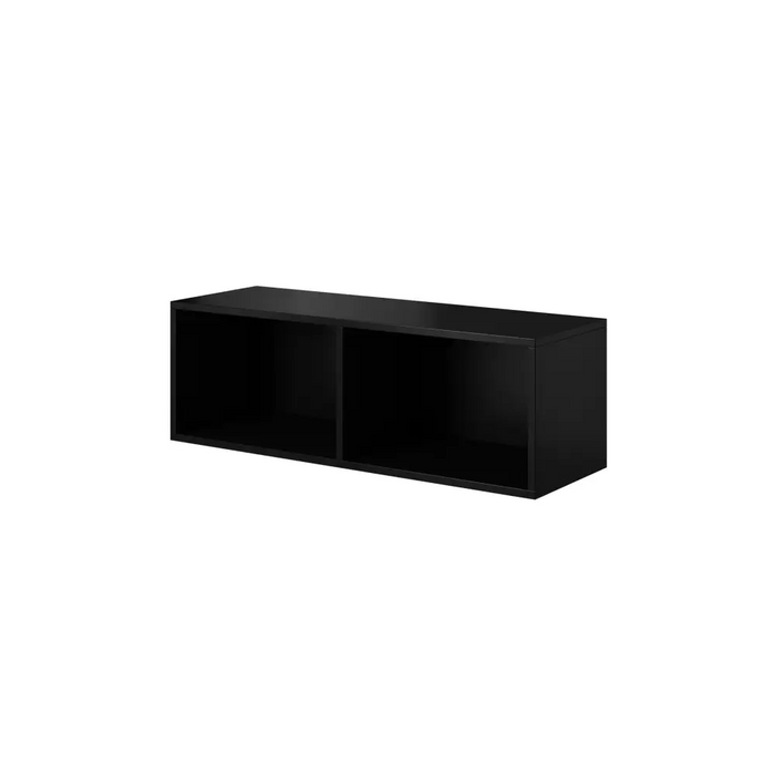 Cama living room furniture set ROCO 16 (RO1 + RO2 + RO3 + RO4) black/black/white - Modern wall unitsMES-NOW<<<Wall