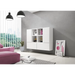Cama living room furniture set ROCO 19 (4xRO3 + 4xRO6) white/white/white - Modern wall unitsMES-NOW<<<Wall