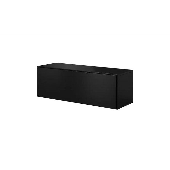Cama living room furniture set ROCO 3 (2xRO3 + 2xRO4 + 2xRO1) black/black/black - Modern wall unitsMES-NOW<<<Wall