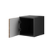 Cama living room furniture set ROCO 5 (RO1 + 2xRO4 + 2xRO5) black/black/white - Modern wall unitsMES-NOW<<<Wall