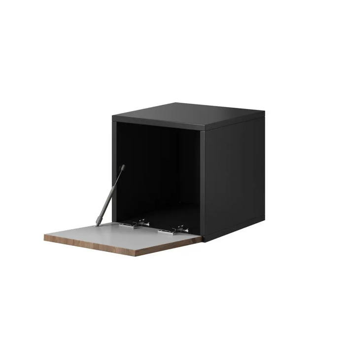 Cama living room furniture set ROCO 5 (RO1 + 2xRO4 + 2xRO5) black/black/black - Modern wall unitsMES-NOW<<<Wall