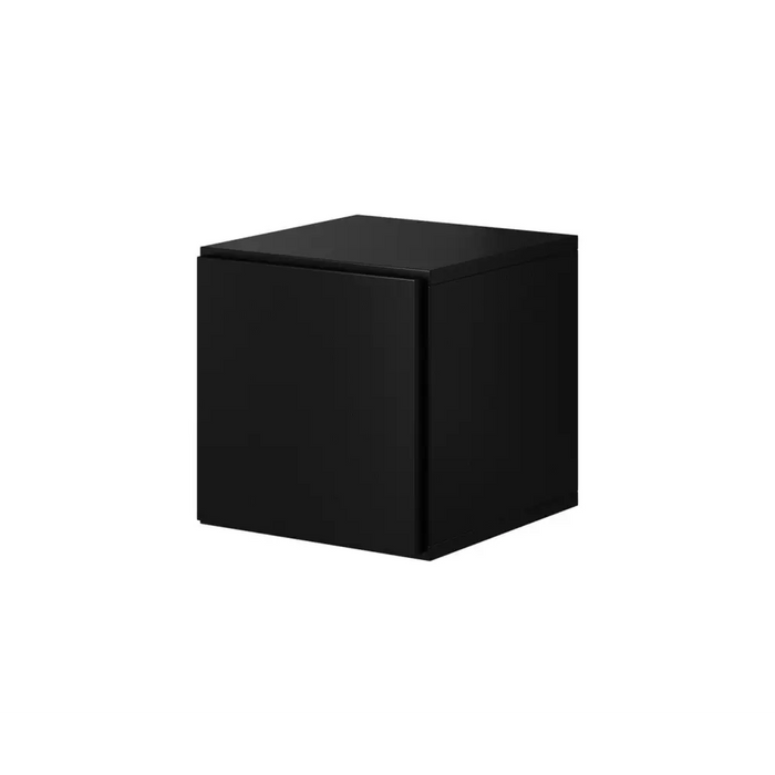 Cama living room furniture set ROCO 5 (RO1 + 2xRO4 + 2xRO5) black/black/black - Modern wall unitsMES-NOW<<<Wall